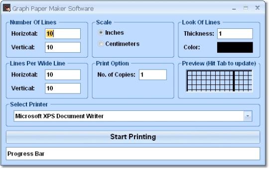 Graph Paper Maker Software