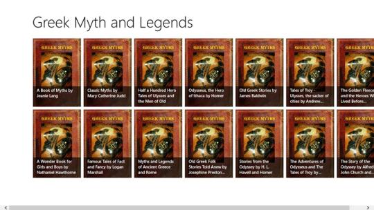 Greek Myth and Legends for Windows 8