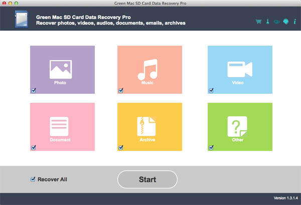 Green Mac SD Card Data Recovery Pro