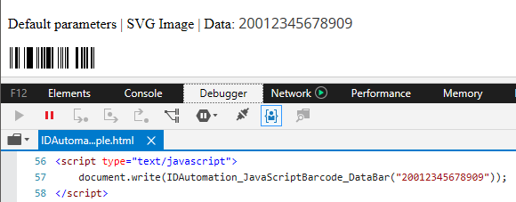 GS1 DataBar Native JavaScript Barcode Generator