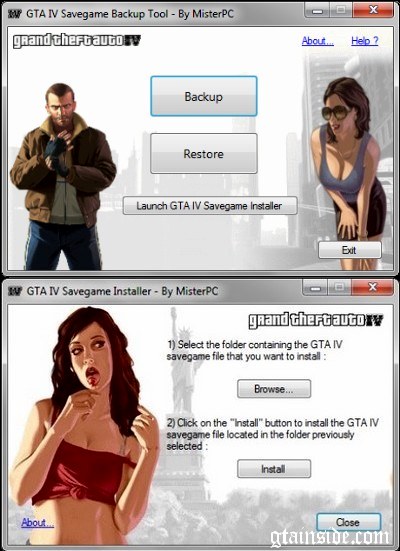 GTA 4 SaveGame Backup Tool Installer