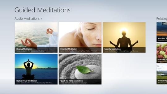 Guided Meditations for WIndows 8