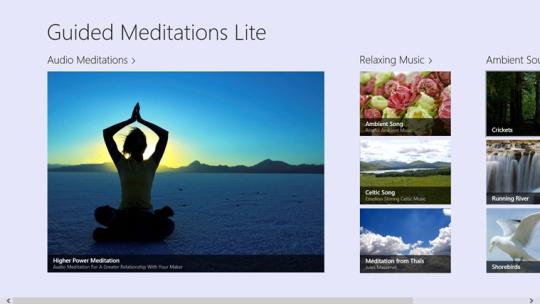 Guided Meditations Lite for Windows 8