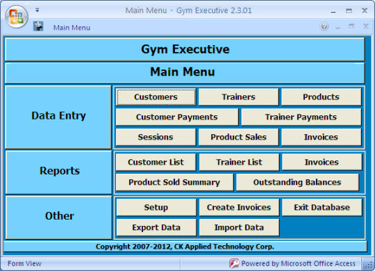 Gym Executive