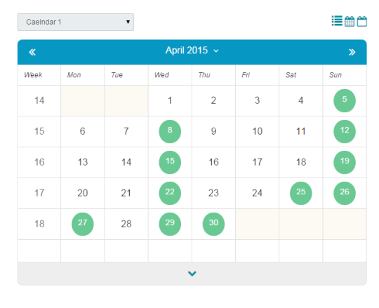 GZScripts Event Booking Calendar