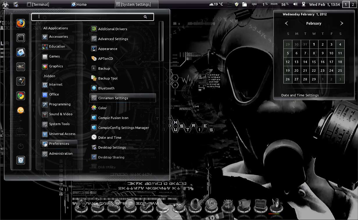 Hacktivist for GNOME Shell
