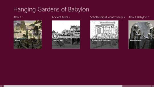 Hanging Gardens of Babylon for Windows 8