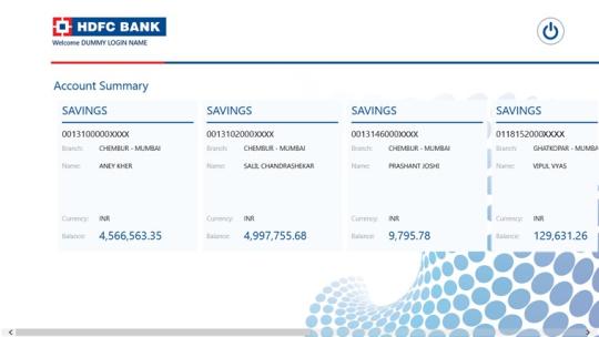 HDFC Bank for Windows 8