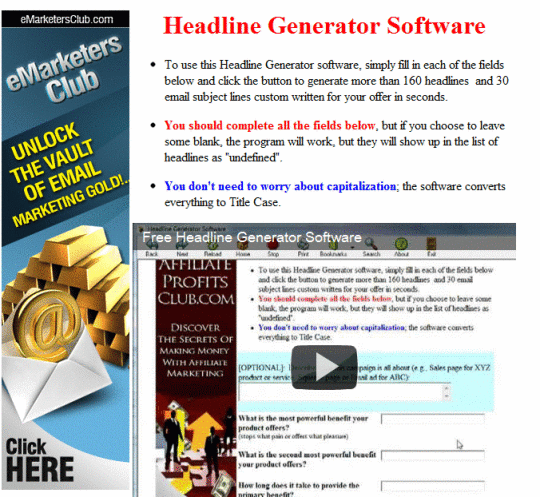 Headline Generator Software