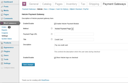 Helcim Payment Gateway for Woocommerce