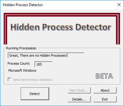 Hidden Process Detector