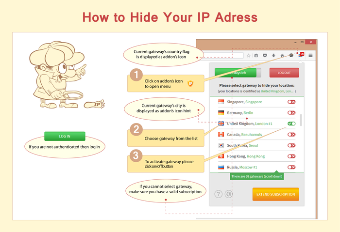 Hide My IP VPN (Firefox)