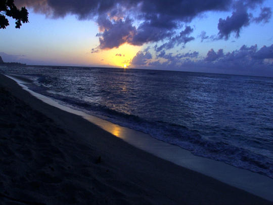 Hideaway Beach Sunset Screensaver