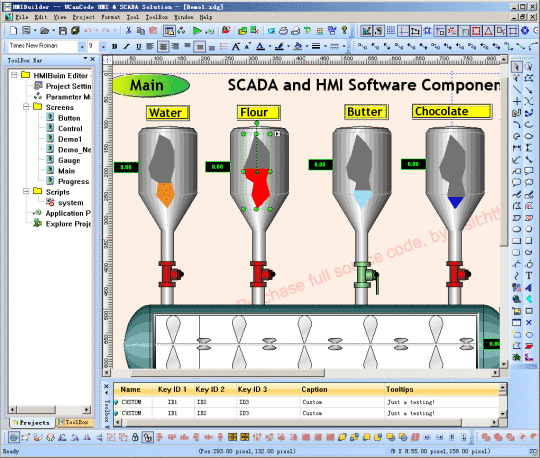 HMI-SCADA Graphics Visualization