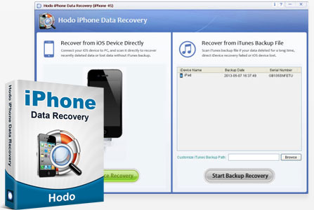 Hodo iPhone Data Recovery (iPhone 4S)