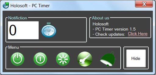 Holosoft PC Timer