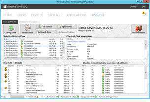 Home Server SMART 2013