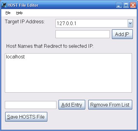 Hosts File Manager