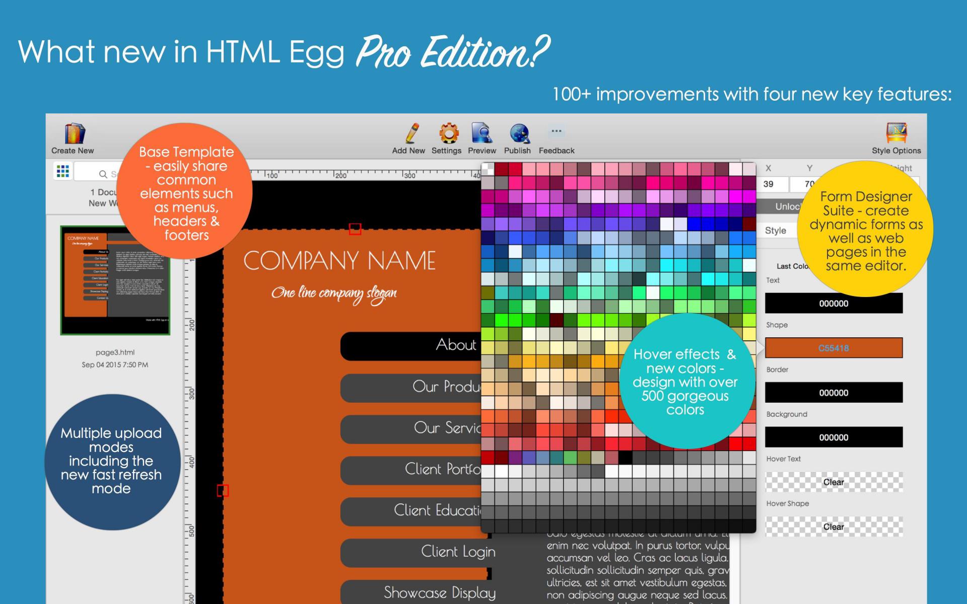 HTML Egg Pro