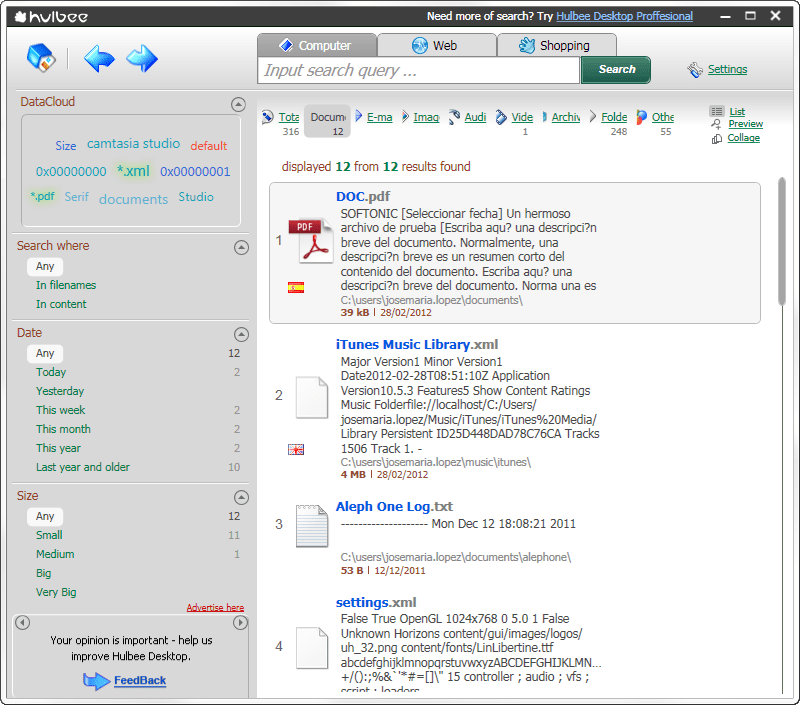 Hulbee Desktop