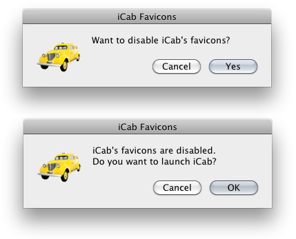 iCab Favicons