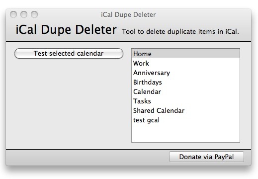 iCal Dupe Deleter