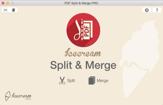 Icecream PDF Split And Merge for Mac