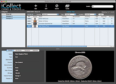 iCollect Coins & Tokens