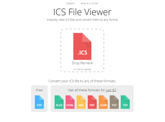 ICS File Viewer