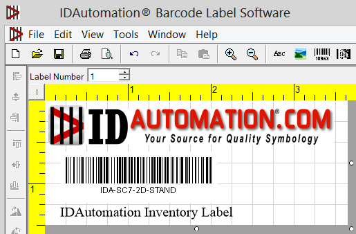IDAutomation Barcode Label Pro