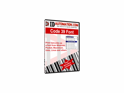 IDAutomation Code39 Barcode Font