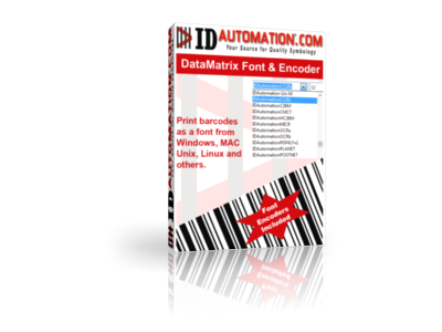 IDAutomation Data Matrix Font and Encoder