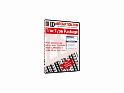IDAutomation TrueType Barcode Font Advantage