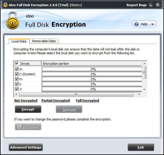 Idoo Full Disk Encryption