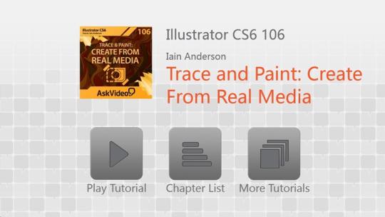 Illustrator CS6 - Trace and Paint