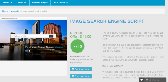 Image Search Engine Script