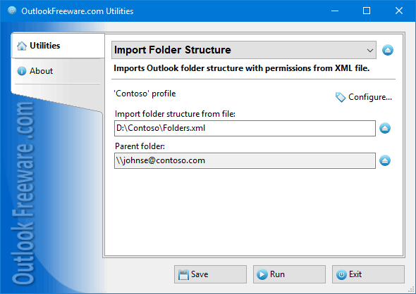 Import Folder Structure