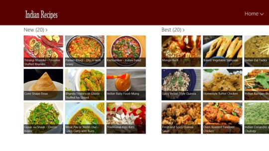 Indian Recipe for Windows 8