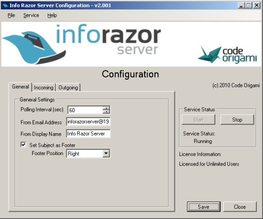 InfoRazor Server
