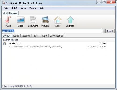 Instant File Find