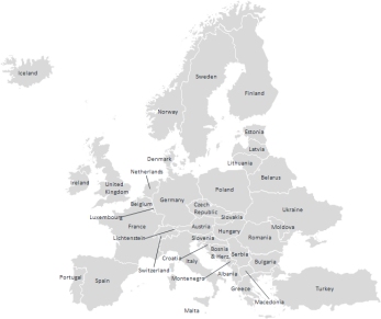 Interactive PowerPoint Map - Europe Edition