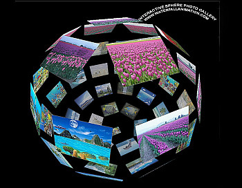 Interactive Sphere Photo Gallery