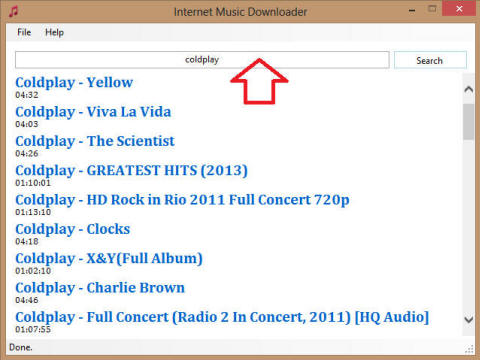 Internet Music Downloader