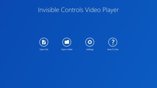 Invisible Controls Video Player