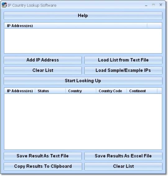 IP Country Lookup Software