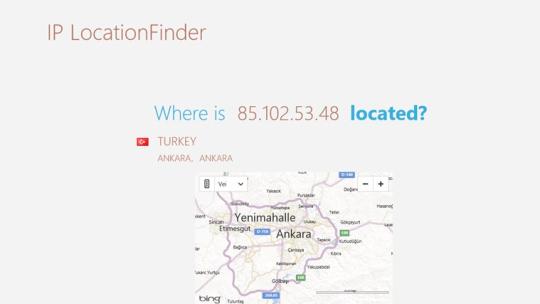 IP LocationFinder for Windows 8