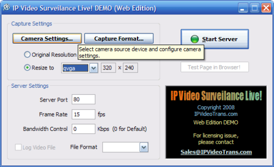 IP Video Surveillance Live