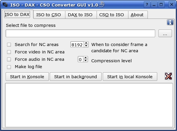 ISO - DAX - CSO Converter
