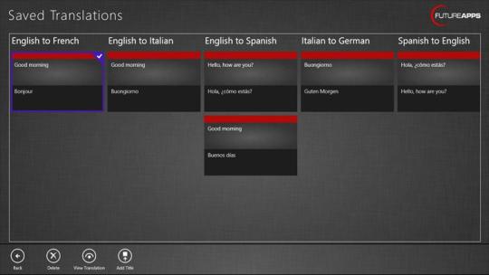 iSpeak Translator for Windows 8