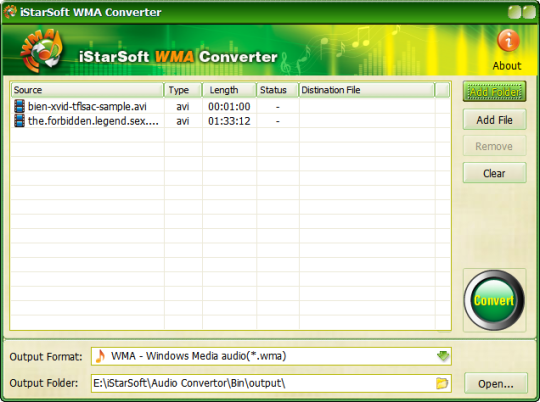 iStarSoft WMA Converter